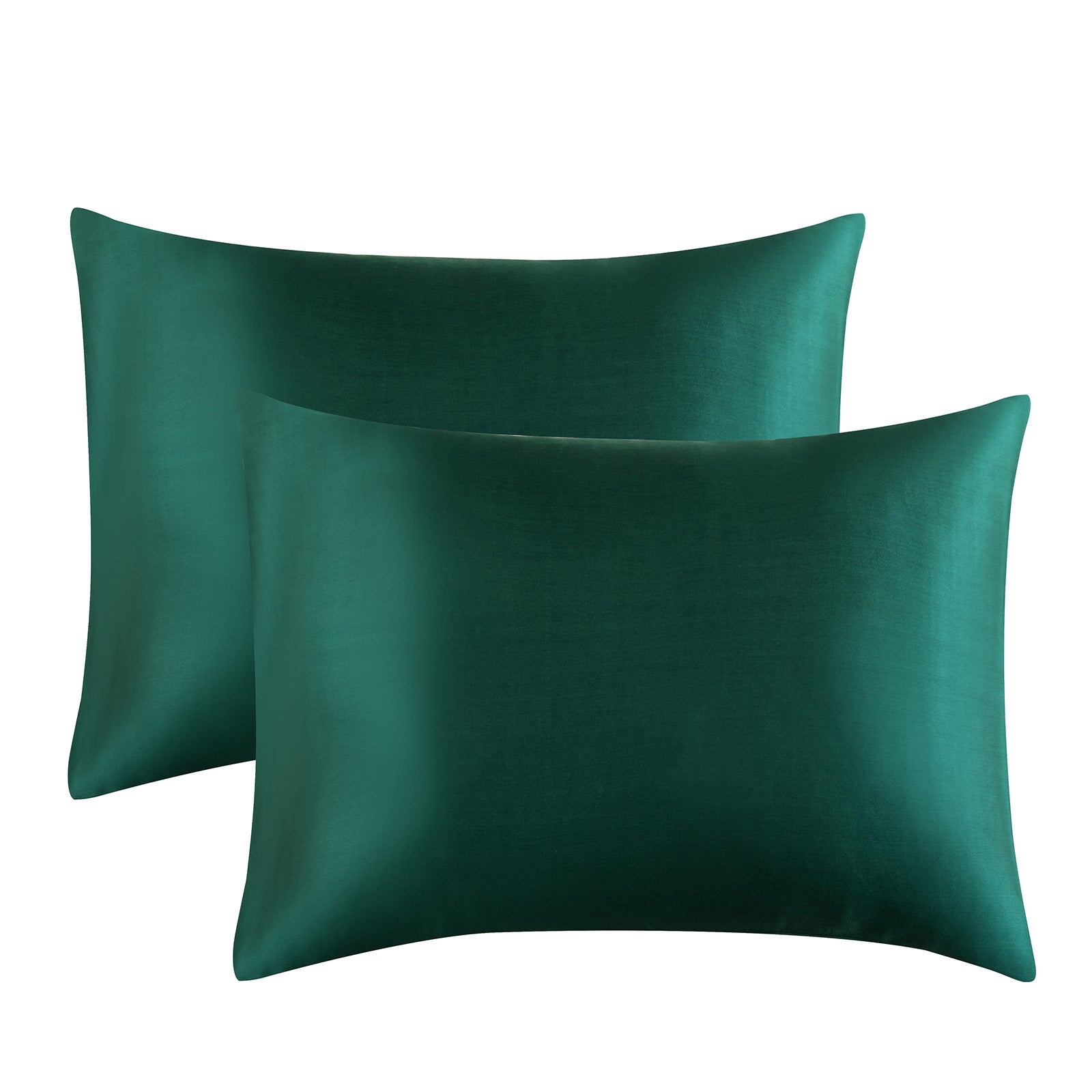 Solid Color Satin Imitation Silk Pillowcase - Calm Cloud Bedding